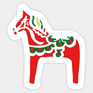 Norse dala horse Sticker